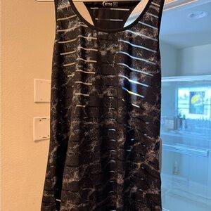 Zyia XL Black and Gray Women's Tank